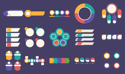 set of infographic element design