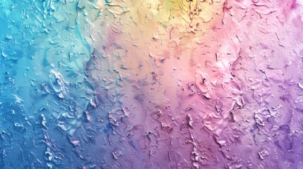 Colorful abstract holographic fluid painting backdrop - obrazy, fototapety, plakaty