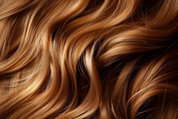 Gorgeous caramel honey hair background - healthy, smooth, and shiny texture for hair care ads