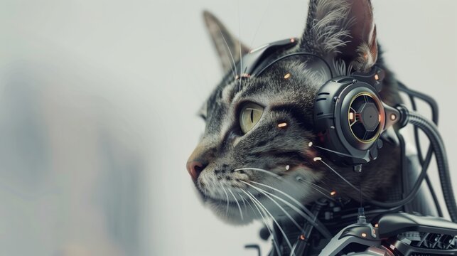 Ciborg gato robot, ia