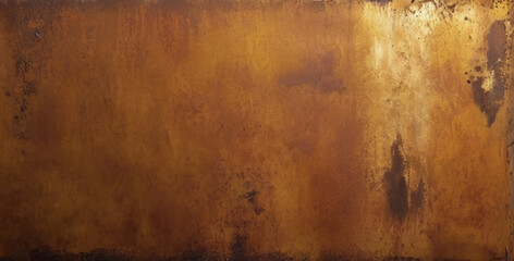 Dark brown old grungy metal wall, golden rusted metal texture, metal rusted texture, rough texture, old texture, grunge texture, old metal, gold texture