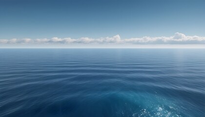 Obraz premium Blue sky and sea