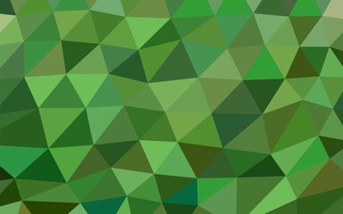 abstract vector geometric triangle background - green