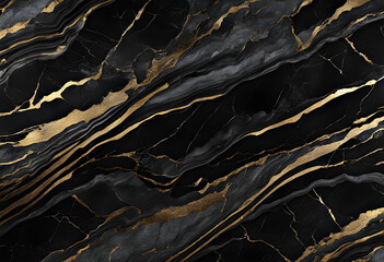 Black marble texture with gold patterns. Textured of the black marble background. Black marble gold pattern luxury.