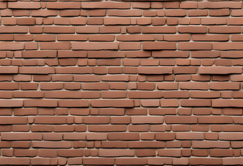 Old red brick wall background. Background of old vintage brick wall. Wall Brick background.