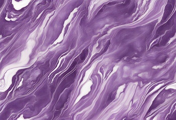 Close up marble texture. Violet marble texture with white streaks and patterns. Violet and white Fluid art marble texture background.
