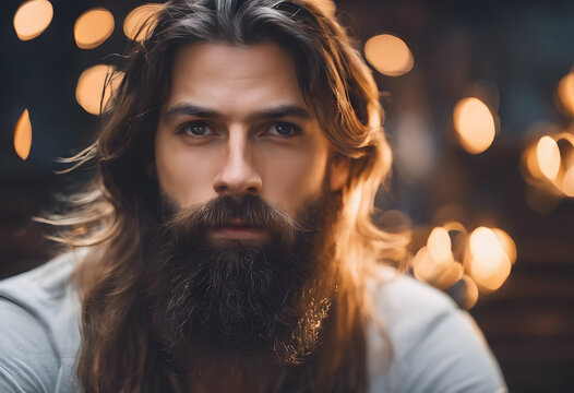 Intense Stare of the Bearded Sage