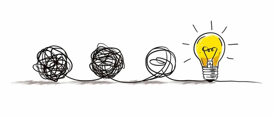 Illuminating the Path from Chaos to Concept in a Sketch of Bulbs