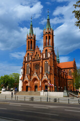 2023-05-02; Catholic cathedral of Blessed Virgin Mary. Bialystok, Poland