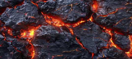 Seamless lava texture background
