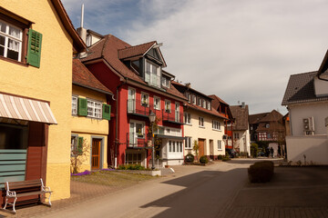 Fototapeta na wymiar On the streets of Hagnau, Bodensee region