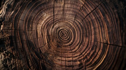 Naklejka premium Wood texture, wooden brown board, relief, text frame with copy space, wooden background for design