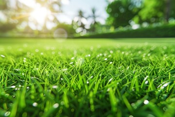 Green field grass lawn beautiful garden summer sunlight nature beauty yard cottage outdoors trees spring field relaxation flowers blooming fresh leaves