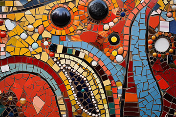 mosaic art background