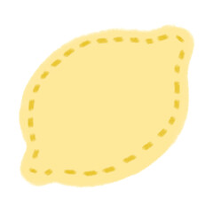 lemon embroidery