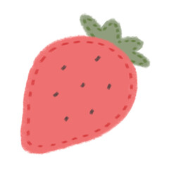 strawberry embroidery