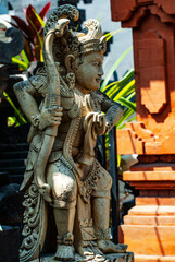 Bali MARCH 2024 - Tradition Balinese statue, Bali, Indonesia.