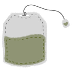 matcha teabag embroidery