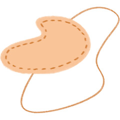 orange minimal abstract material