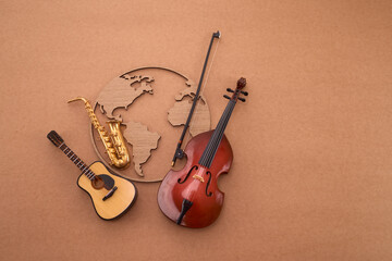 International Jazz or Music day. Classic Musical Ensemble