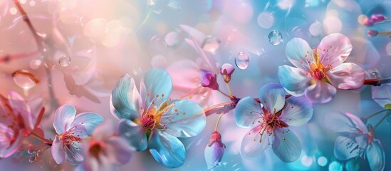 background with flowers