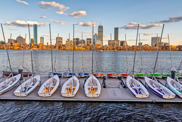 MIT Sailboats on the Charles River