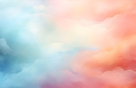 cloud background with a pastel colour
