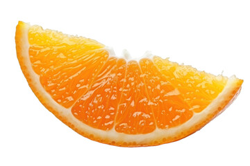 orange slice isolated on white
