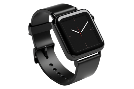 smartwatch isolated on transparent background - Powered by Adobe