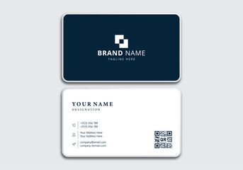 Business card design template, Clean professional business card template, visiting card, business card template.