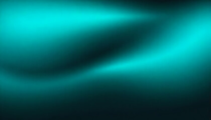 Obraz premium Teal gradient background glowing light noise texture effect header dark banner backdrop design