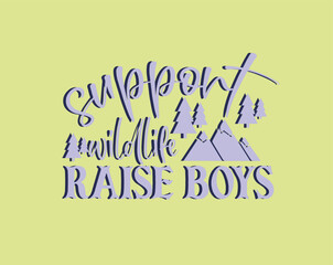 Mother's day typography letter crafts or t- shirt design vector template