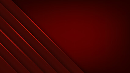 Obraz premium Red geometric background. Vector illustration.
