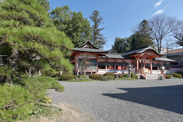西院春日神社　境内　京都市右京区