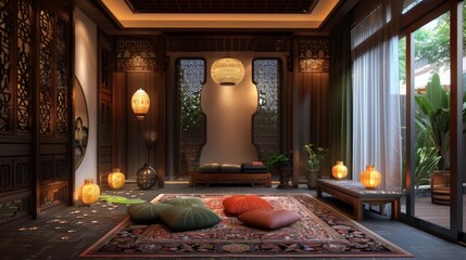 Serenity in Design. Discovering Harmony in the Contemporary Oriental Living Room