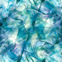 Seamless abstract aquamarine background, design art pattern