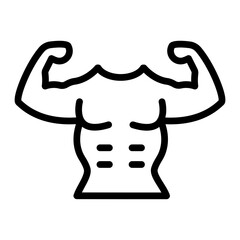 Abs Vector Line Icon Design