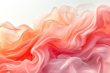combining pastel peach and rose pink in an abstract futuristic texture isolated on a transparent...