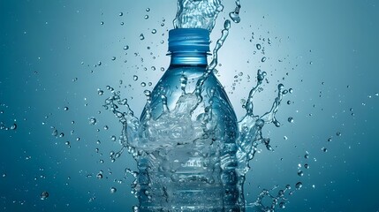 Capturing Kinetic Energy: Water Bottle Splash Photography