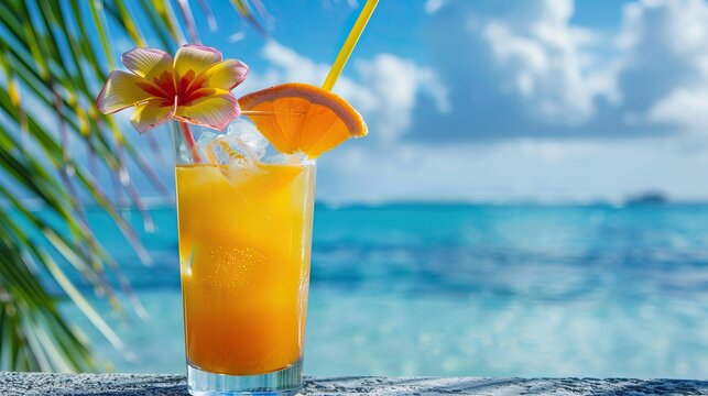 Summer theme background. Blue background Accessories On Blue Plank - Summer Holiday Banner. Summer elements. High quality AI generated image