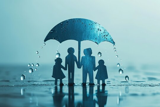 Family insurance concept.