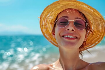 portrait of a woman in a bikini