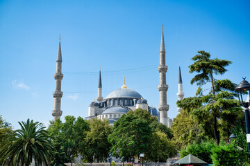 Błękitny Meczet, Stambuł, Turcja - obrazy, fototapety, plakaty
