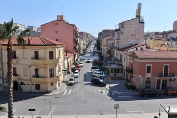 Termoli - Corso Fratelli Brigida dall'alto di Via dei Bastioni