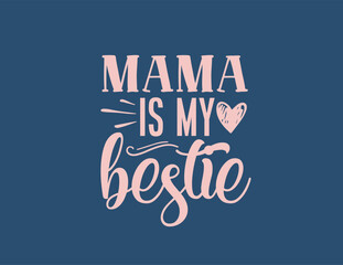 Mother's day typography letter crafts or t-shirt design vector template 