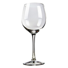 A picture of a wine glass, isolated on white, cut out