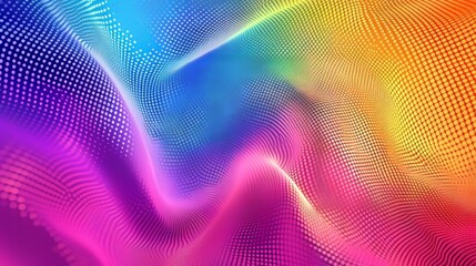 Rainbow gradient modern bright background.