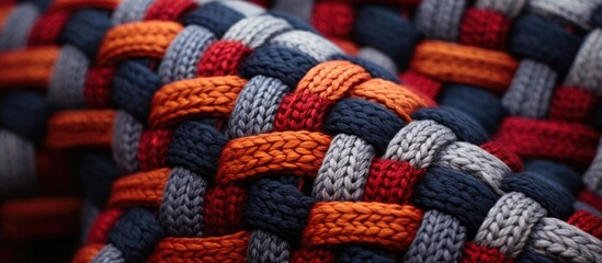 Close-up of a twisted rope