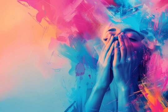 abstract background for Fatigue Syndrome Day