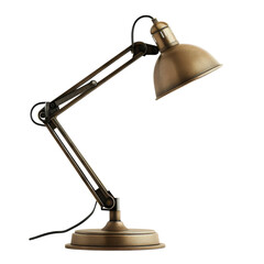 A picture of a desk lamp, isolated on white, cut out